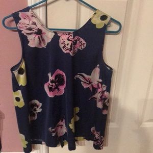 J. Crew Factory Floral Blouse